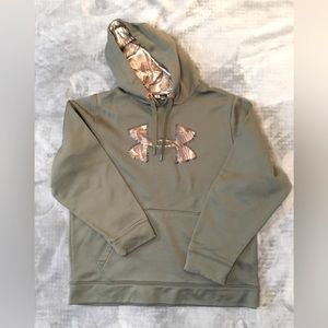Under Armour green camo sweatshirt